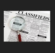 Classified Newspaper Advertising ...
