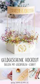 Als wir geheiratet haben, bekamen wir das geld als hallo, wir haben (schon mehrmals) geld im bilderrahmen verschenkt. Geldgeschenk Ideen Zur Hochzeit Diy Ballon Gravierte Sektglaser Geschenk Hochzeit Hochzeit Geschenk Geld Geldgeschenke Hochzeit