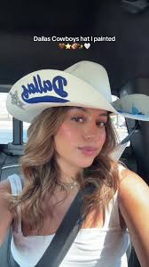 Dallas Cowboys Painted Cowboy Hat