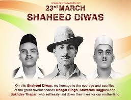 The day is observed to commemorate the courage and heroism of three great young leaders bhagat singh, sukhdev thapar and shivaram rajguru. à¤° à¤· à¤Ÿ à¤°à¤µ à¤¦ à¤¸à¤® à¤š à¤° Shaheed Diwas Clipping From Daily Workers Ny Newspaper 25 March 1931