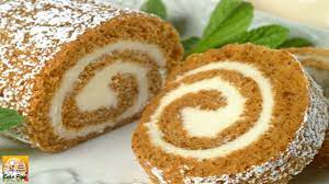 Nothing beats a pumpkin cake full of cinnamon, nutmeg, and ginger all rolled up with a delicious cream cheese filling. Libby S Pumpkin Roll Youtube