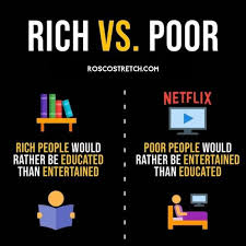 Rich Vs Poor Business Ideas Entrepreneur Business Motivation Financial Quotes