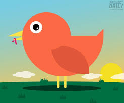 The Early Bird Catches The Worm Vector Character Illustration By Project Daily Vector Illustration Character Character Illustration Vector Character
