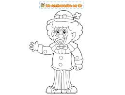 Son visage est maquillée et il a un gros nez rouge. Coloriage Clown Pour Enfant Un Anniversaire En Or