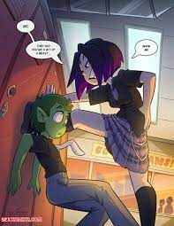 Raven beast boy porn