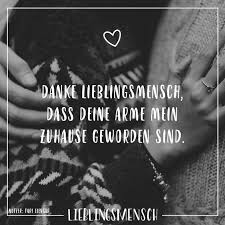 Danke Lieblingsmensch Dass Deine Arme Mein Zu Hause Geworden Sind Visual Statements Danke Zitate Inspirierende Zitate Und Spruche Liebe Zitate Lustig