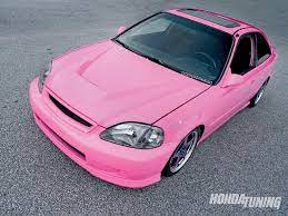 Pink Honda Honda Honda Civic Civic