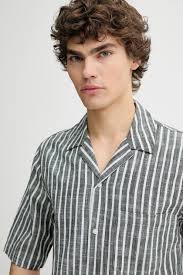 Samsoe Samsoe linen blend shirt SAOSCAR PRM EU