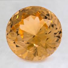 8 5mm Premium Light Orange Round Sapphire Round Sapphire Light Orange Rocks And Gems