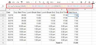 Include the word meeting or schedule.. How Many Hours With Lunch Break