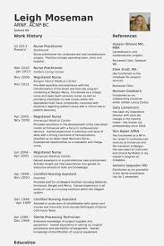 Nurse Practitioner Curriculum Vitae Examples Resume Template Nursing Resume Template Nursing Resume Resume Examples