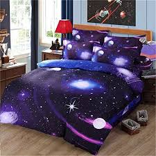 The most common space themed bedding material is cotton. Faloum Queen Size Kids Bedding Space Print Universe Outer Space Themed Galaxy Duvet Cover Sets Universe Outer Space Themed Bedding Sets 4pc 100 Polyester No Comforter Queen Size 3pc Buy Online In Antigua And Barbuda At