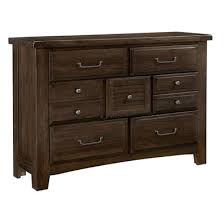 Gothic cabinet craft has a wide range of solid wood nightstands to match your bedroom décor. Vaughan Bassett Dressers Sawmill 690 002 7 Drawer Dresser 1 Drawer From Marcus Furniture
