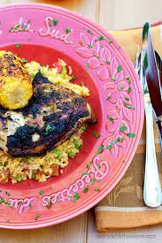 Honey Lime Ginger Chicken Thighs and Philippine Java Rice