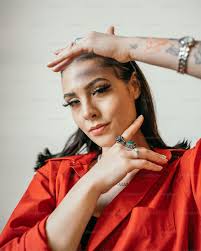 A person with the hand