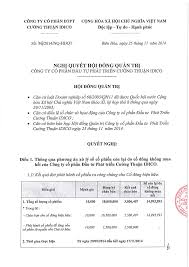 công ty cổ phần đtpt cường thuận idico