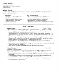 hr/recruiter free resume samples
