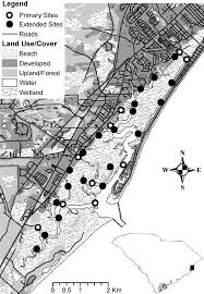 murrells inlet sc land use cover and sampling sites