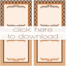 Diy network shares free printable name card templates you can use on your dining table for a christmas feast or new year's dinner. Free Printable Thanksgiving Placecards Real Housemoms