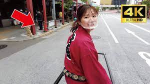 A cute Japanese girl Nana-chan guided me around Asakusa by rickshaw😊 |  Rickshaw in Asakusa, Tokyo - YouTube