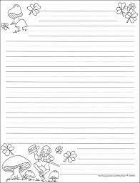 Free Printable Lined Writing Paper With Fancy Decorative Borders