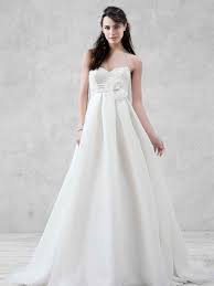 Spaghetti Strap Empire Waist Ball Gown With Flower David S Bridal Davids Bridal Wedding Dresses Wedding Dresses Wedding Gown Gallery