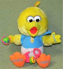1988 Playskool Busy Big Bird Baby Activity Plush Sesame Street Doll Vintage 15 Playskool Sesame Street Dolls Infant Activities Big Bird Stuffed Animal