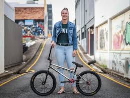 Heat treated integrated head tube, longer length at 117.5mm. Natalya Diehm Bike Check The Bloom Bmx