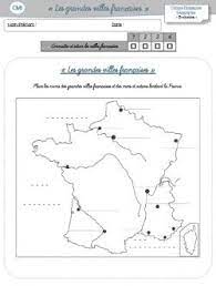 La france est peuplée de 65 821 885 habitants au 1er janvier 2011 pour une superficie totale de 675 417 km² (france métropolitaine et outre mer). Eval Geo Cm1 Les Grandes Villes Francaises Ville Francaise Cm1 Et Geographie Cm1