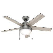Harborbreeze ceiling fan ceiling fan ceiling fans concord ceiling. Hunter 59267 Contemporary Anslee Matte Silver Ceiling Fan With Light 46 Craftmade Fans Hunter Ceiling Silver Ceiling Fan Fan Light Ceiling Fan With Light