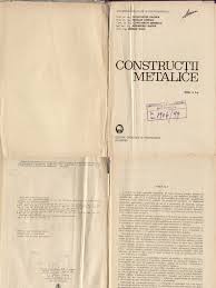 Publicat în monitorul oficial cu numărul 633 din data de 21 iulie 2006. Constructii Metalice Dalban An 1983