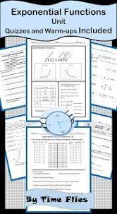 This Unit Hits All The High Points Of Exponential Functions Note Page On Exponential Functions Growth And Exponential Functions Exponential Secondary Math