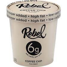 In other words, this is real ice cream without any of the sugar! Rebel Ice Cream Keto No Sugar Coffee Chip 1 Pint 473 Ml Safeway