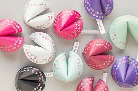 Free Printable Valentine Paper Fortune Cookies Party Inspiration Customize and personalise the colours and messages of your paper ordinary pva glue works too, but you will have to be patient and hold your fortune cookie whilst it dries. free printable valentine paper fortune