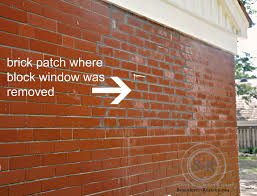 Brightly painted colorful homes facade stock photo more pictures. Serendipity Refined Blog Tutorial German Schmear Lime Putty Stucco Red Brick Ranch Makeover