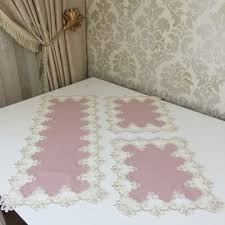 Keten 3 Parca Takim Pudra Taki Tasarim Pudra