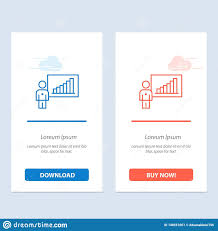 Graph Business Chart Efforts Success Blue And Red