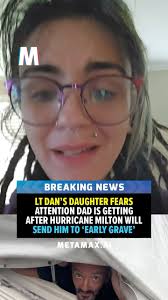 A woman claiming to be the daughter of Joseph Malinowski, 54—a Tampa,  Florida man who gained viral attention and was nicknamed “Lieutenant Dan”  for choosing to ride out hurricanes Helene and Milton