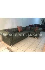 Spot i̇kinci el ofis eşyası. 2 El Deri Kose Koltuk Takimi Kaya Spot