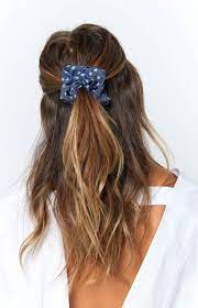 Half Up Half Down Pretty Hairstyles Scarf Hairstyles Down Hairstyles
