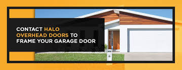 How to install a garage door building a work shop: Garage Door Frame How To Frame Halo Overhead Doors