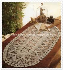 Caminho De Mesa Abacaxi Em Croche Com Grafico Como No Tempo Da Vovo Caminho Oval Ponto Abacaxi Em Croche Com Graficos Caminho De Mesa De Croche Decoracao De Croche Toalha De Mesa Oval