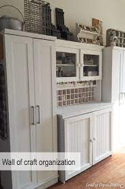 18mm x 145mm pse pine board wall unit with optional 100mm t&g back saw it in a local shop and wanted to make my own, so part list is also here below model. How To Create An Easy Craft Cabinet Wall Craft Cabinet Craft Room Craft Organization