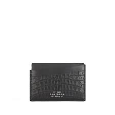 How can you get the 'high five' which celebrities have a black card? Shop Smythson Wilde Card Holder In Black