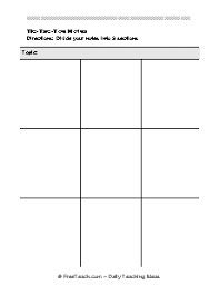 Choose from blank, dot grid, square gr. Note Taking Organizer Freeology