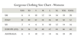 Women Size Chart Liliska Fashion Style
