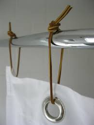 Diy Leather Shower Curtain Rings Remodelista Shower Curtain Rings Home Diy Diy Home Decor Projects
