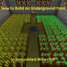 You only lose out on 324 pumpkin generating spots, vs. How To Build An Underground Farm In Minecraft Levelskip