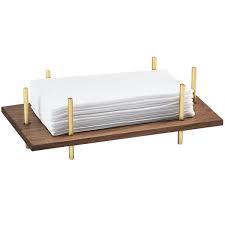 These top 15 napkin holder reviews provide you the best choices in all different shapes, sizes, and finishes. Cal Mil 3718 46 Mid Century 10 X 5 1 2 X 3 1 2 Napkin Holder With Brass Frame