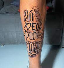 Tatuagem para perna miniatura | foto. So Deus Pode Me Julgar Resposta De Deyverson Ao Palmeiras Prisma R7 Cosme Rimoli